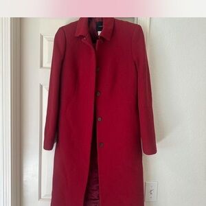 Vintage j crew red coat